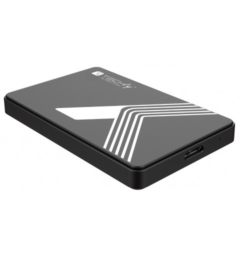 Techly Box Esterno USB3.0 per HDD SSD SATA 2,5" Nero