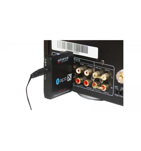 ADVANCE WTX 500 receptor de audio bluetooth Negro