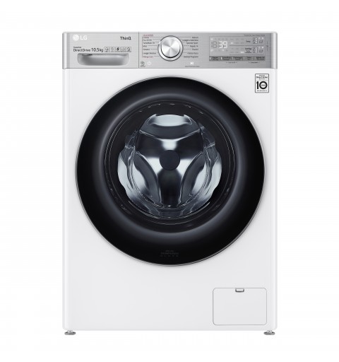 LG F6WV910P2EA washing machine Front-load 10.5 kg 1600 RPM A White