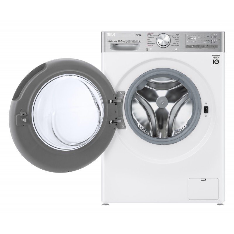 LG F6WV910P2EA washing machine Front-load 10.5 kg 1600 RPM A White