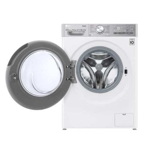 LG F6WV910P2EA washing machine Front-load 10.5 kg 1600 RPM A White