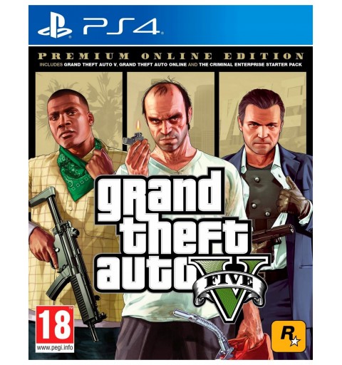 Rockstar Games Grand Theft Auto V Premium Edition Tedesca, Inglese, ESP, Francese, ITA, Polacco, Portoghese, Russo PlayStation