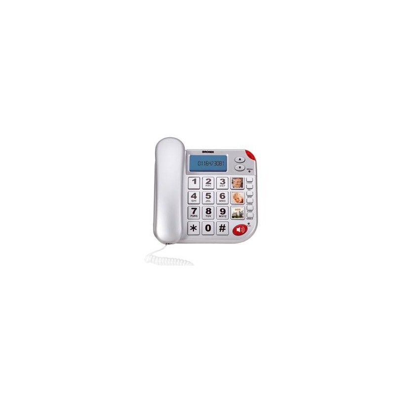 Brondi Super Bravo Plus Analog telephone Caller ID White