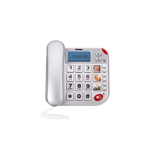 Brondi Super Bravo Plus Analog telephone Caller ID White