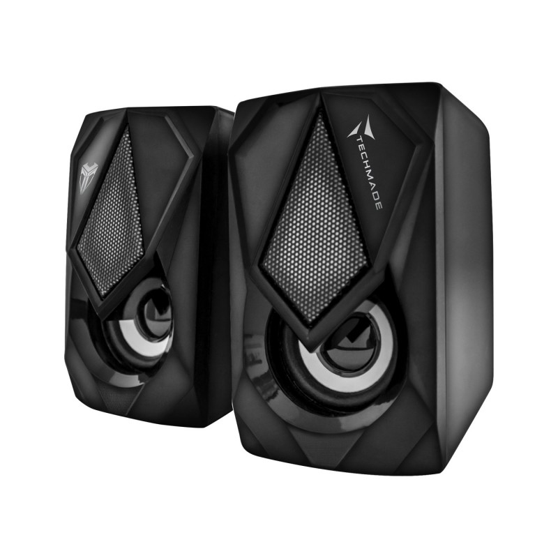 Techmade TM-GAMSPEAKER altavoz De 2 vías Negro Alámbrico 3 W