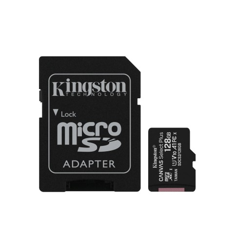 Kingston Technology Canvas Select Plus 128 GB MicroSDXC UHS-I Clase 10