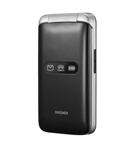 Brondi Amico Flip 4G+ 8.89 cm (3.5") 136 g Black, Silver Feature phone