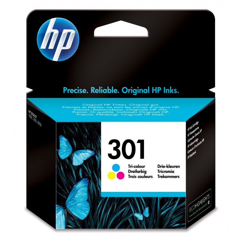 HP Cartucho de tinta original 301 Tri-color