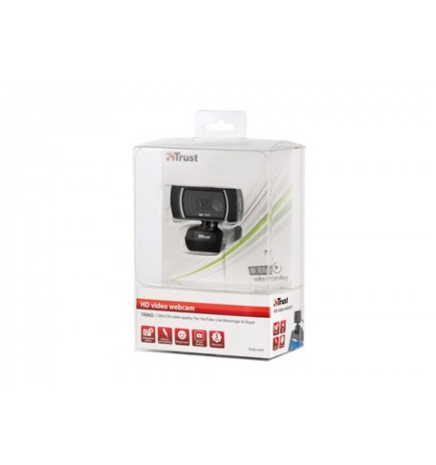 Trust Trino HD Video webcam 8 MP USB Noir