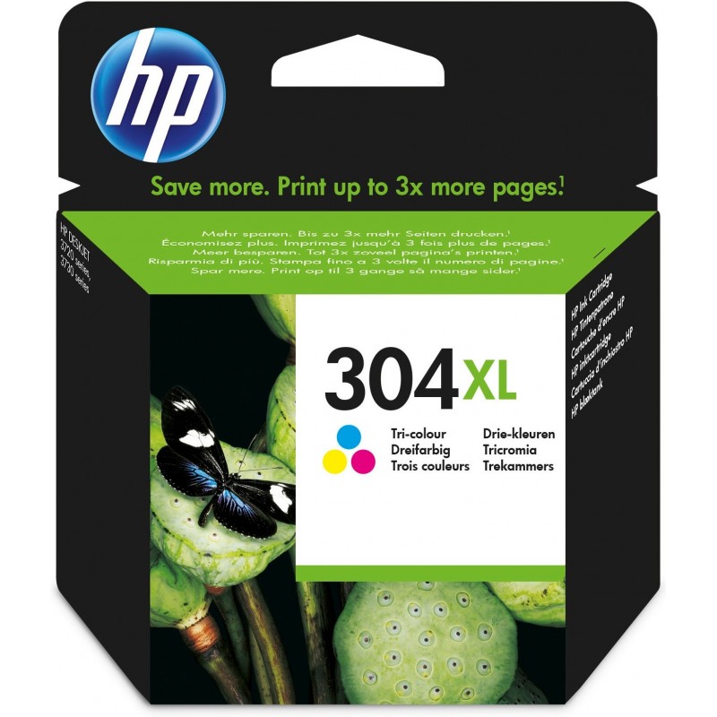 HP 304XL cartouche d'encre trois couleurs conçue par