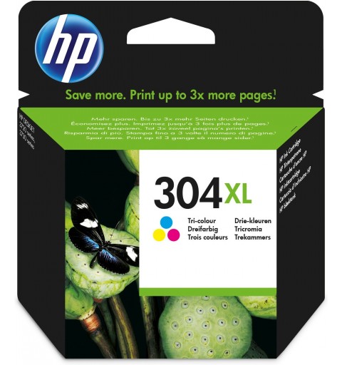 HP 304XL Cyan Magenta Gelb Original Druckerpatrone