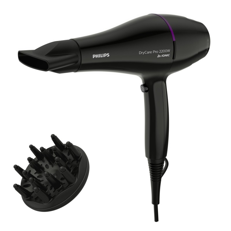 Philips DryCare BHD274 00 hair dryer 2200 W Black