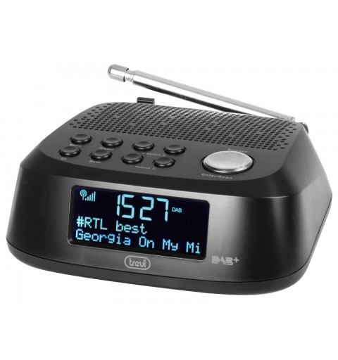 Trevi RC 80D4 DAB Uhr Digital Schwarz