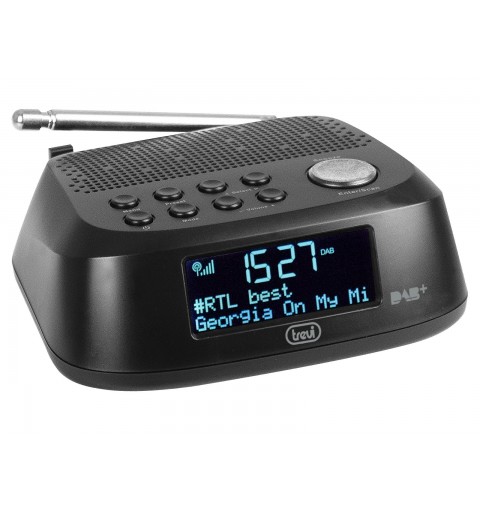 Trevi RC 80D4 DAB Uhr Digital Schwarz