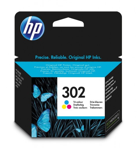 HP 302 Tri-color Original Ink Cartridge