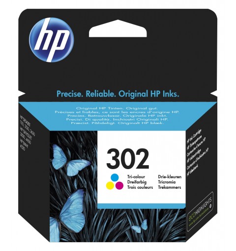 HP Cartucho de tinta original 302 tricolor