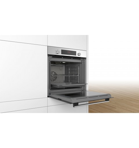 Bosch Serie 4 HBA534BS0 horno 71 L 3400 W A Acero inoxidable