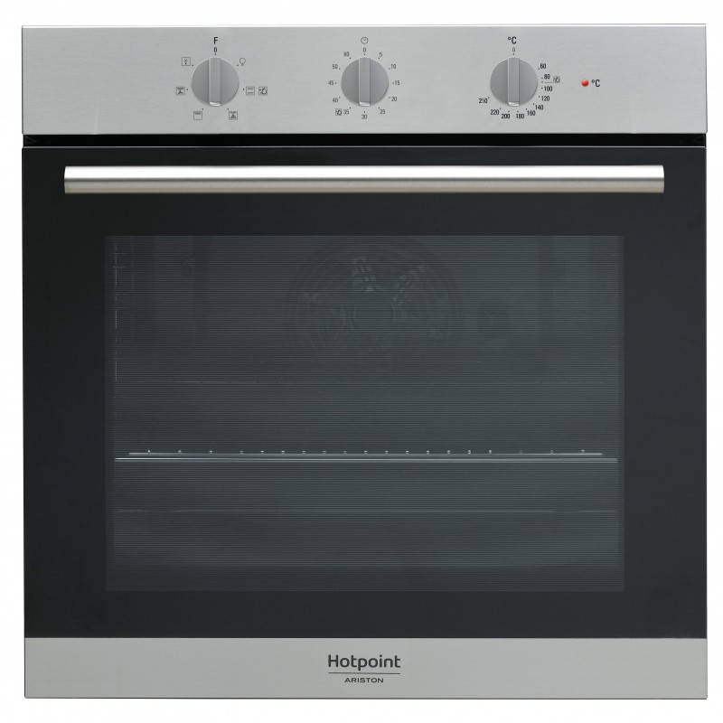 Hotpoint FA2 530 H IX HA 66 L A Negro, Acero inoxidable