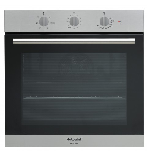 Hotpoint FA2 530 H IX HA 66 L A Black, Stainless steel