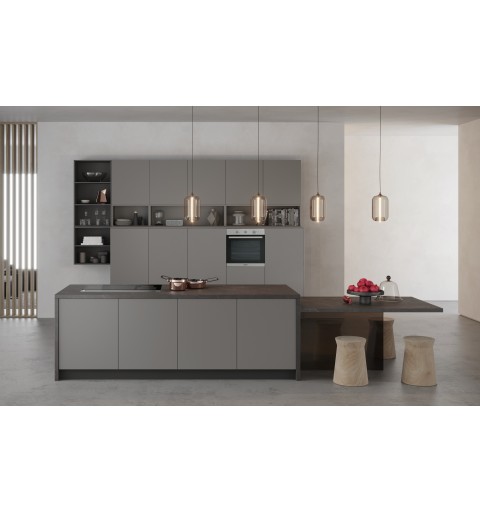 Hotpoint FA2 530 H IX HA 66 L A Negro, Acero inoxidable