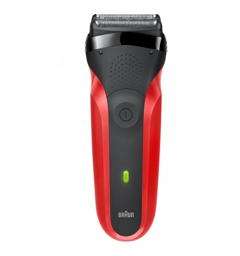 Braun Series 3 300s Foil shaver Trimmer Black, Red