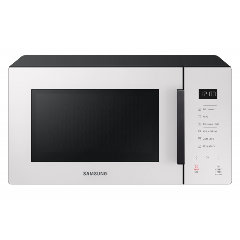 Samsung MG23T5018GE ET Mikrowelle Arbeitsplatte Kombi-Mikrowelle 23 l 800 W Schwarz, Weiß