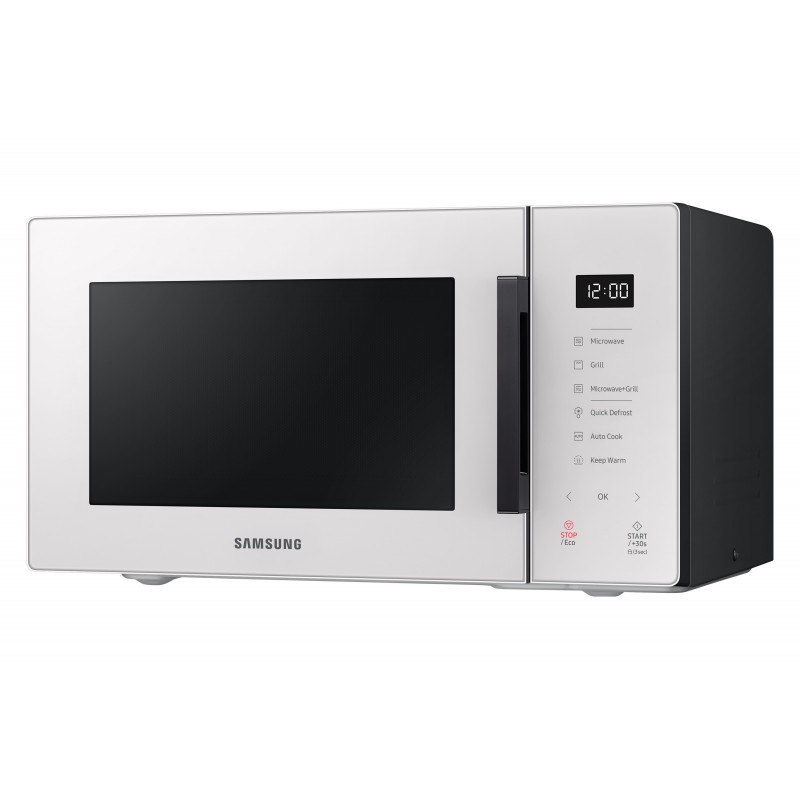 Samsung MG23T5018GE ET Mikrowelle Arbeitsplatte Kombi-Mikrowelle 23 l 800 W Schwarz, Weiß