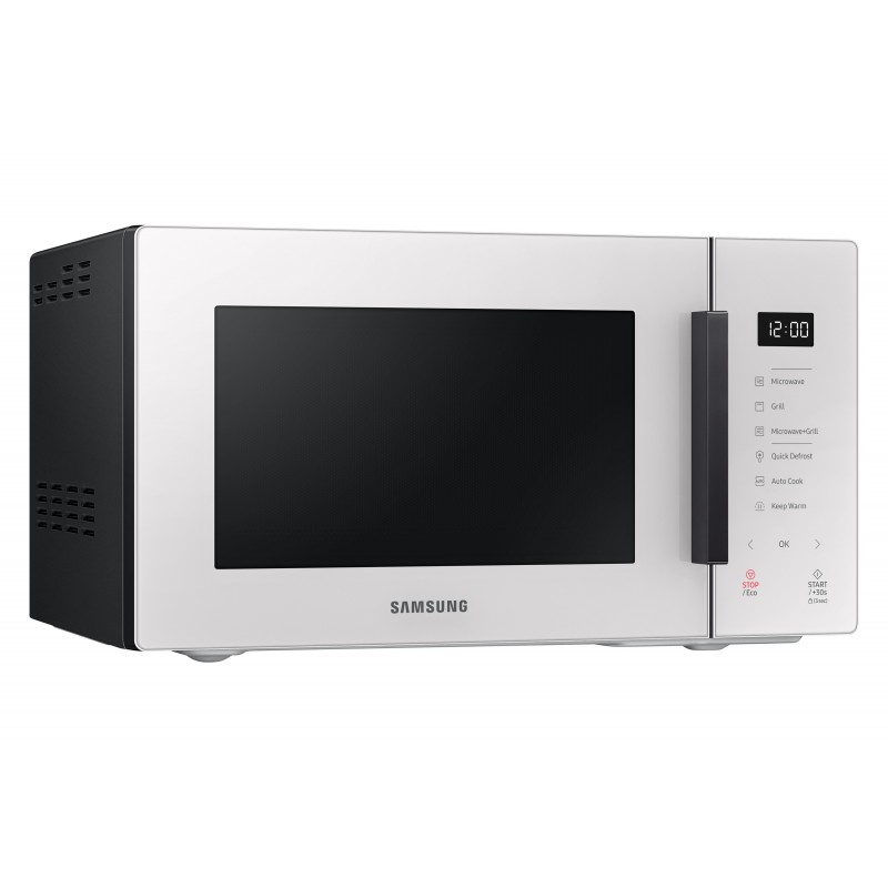 Samsung MG23T5018GE ET Mikrowelle Arbeitsplatte Kombi-Mikrowelle 23 l 800 W Schwarz, Weiß