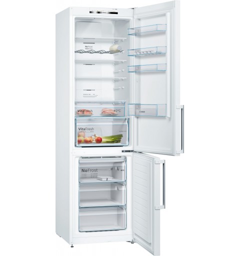 Bosch Serie 4 KGN39VWEQ fridge-freezer Freestanding 368 L E White