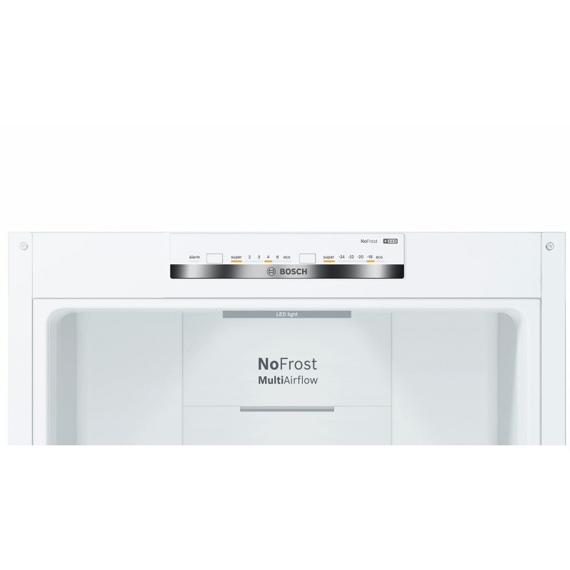 Bosch Serie 4 KGN39VWEQ nevera y congelador Independiente 368 L E Blanco