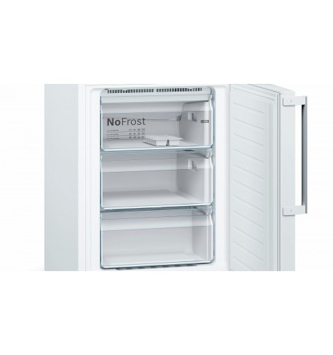 Bosch Serie 4 KGN39VWEQ frigorifero con congelatore Libera installazione 368 L E Bianco