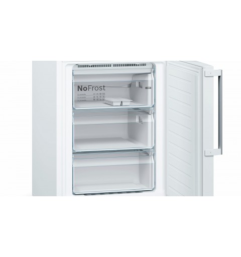 Bosch Serie 4 KGN39VWEQ réfrigérateur-congélateur Autoportante 368 L E Blanc