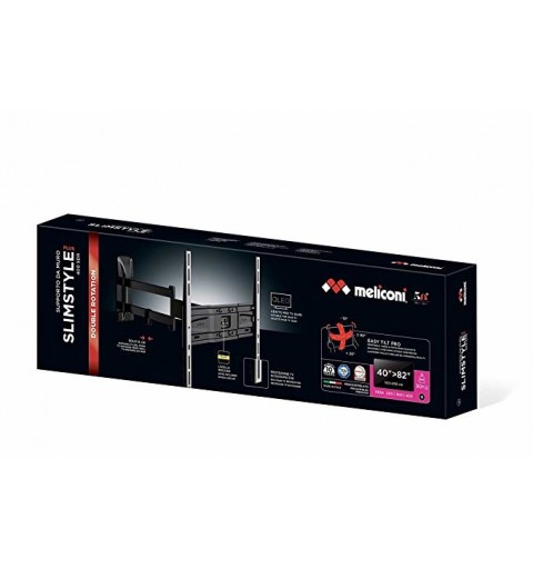 Meliconi SlimStyle Plus 400 SDR 2,08 m (82") Noir