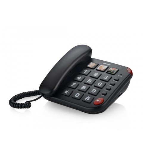 Brondi BRAVO 15 Analog telephone Caller ID Black