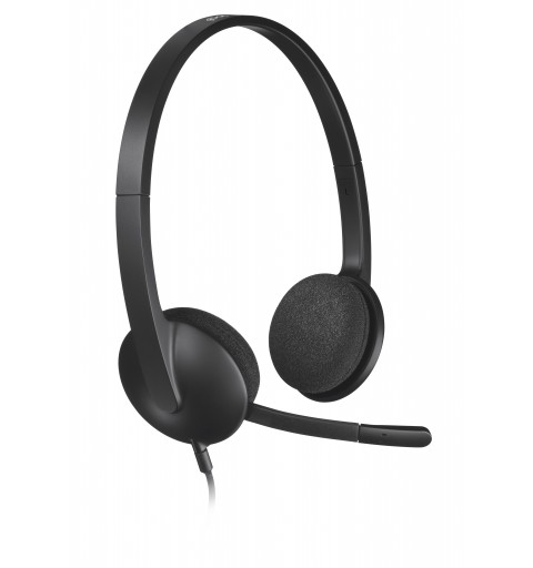 Logitech H340 USB Computer Headset Auriculares Alámbrico Diadema Oficina Centro de llamadas USB tipo A Negro