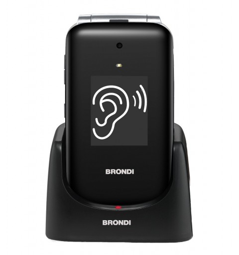 Brondi Amico Supervoice 7,11 cm (2.8") Noir Téléphone pour seniors