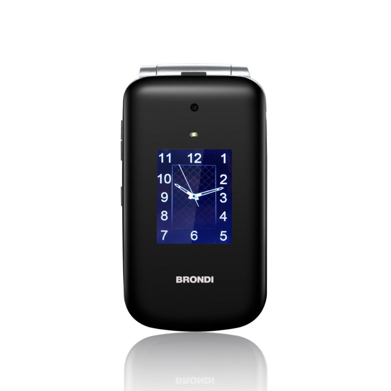 Brondi Amico Supervoice 7,11 cm (2.8") Noir Téléphone pour seniors