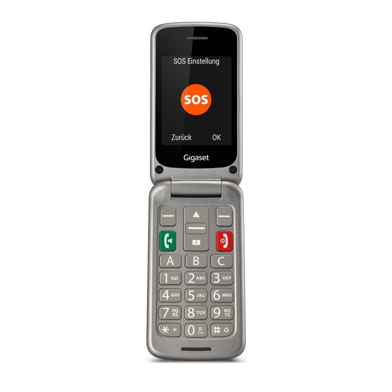 Gigaset GL590 7,11 cm (2.8 Zoll) 113 g Silber Seniorentelefon