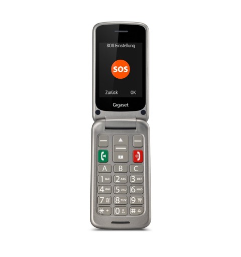 Gigaset GL590 7,11 cm (2.8") 113 g Argent Téléphone pour seniors