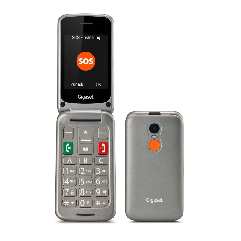 Gigaset GL590 7,11 cm (2.8 Zoll) 113 g Silber Seniorentelefon