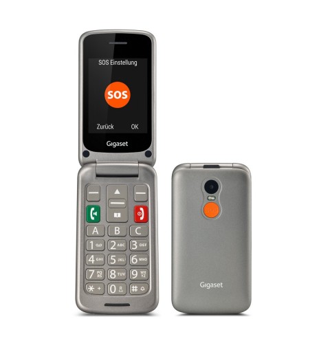 Gigaset GL590 7,11 cm (2.8") 113 g Argent Téléphone pour seniors