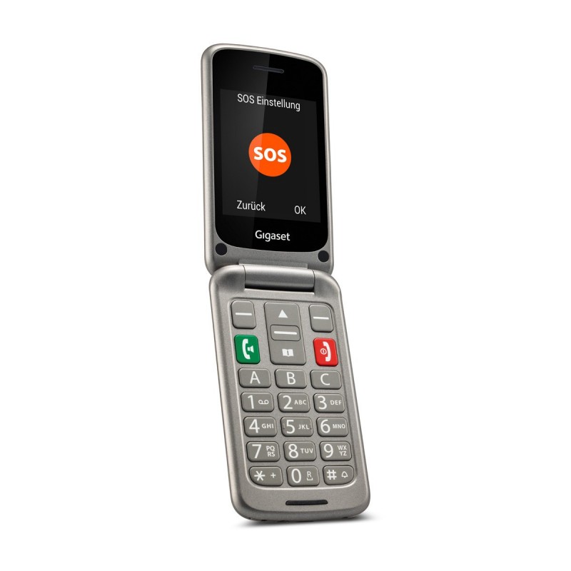 Gigaset GL590 7,11 cm (2.8 Zoll) 113 g Silber Seniorentelefon