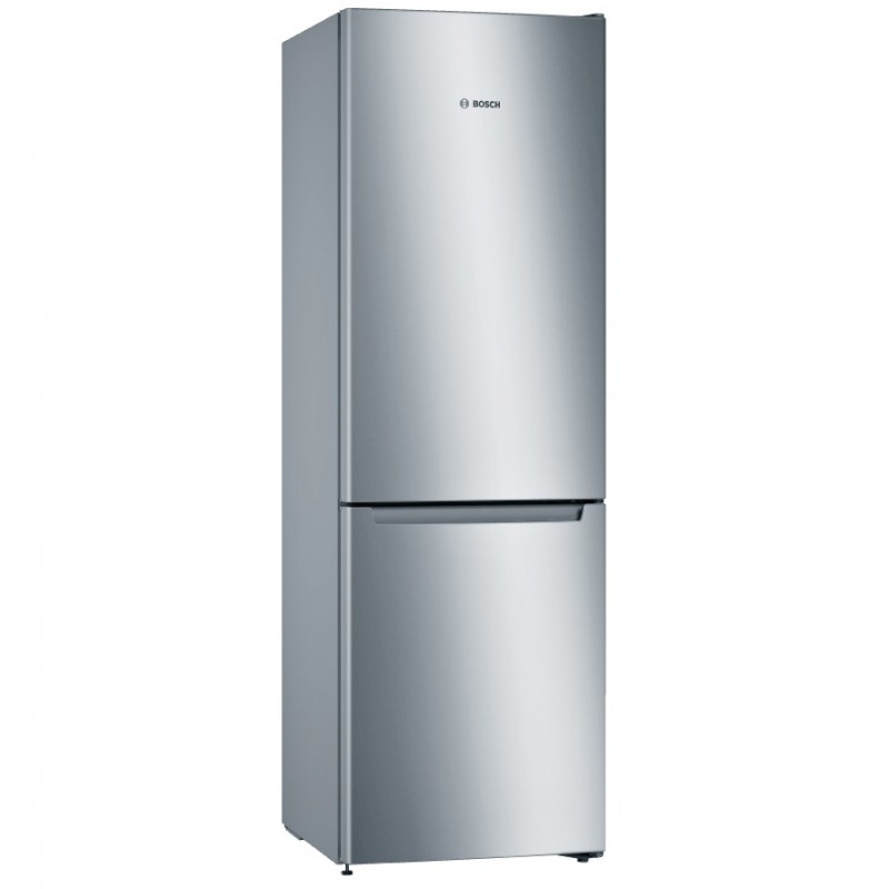 Bosch Serie 2 KGN36NLEA fridge-freezer Freestanding 305 L E Stainless steel