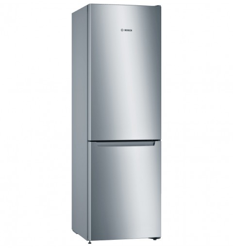 Bosch Serie 2 KGN36NLEA fridge-freezer Freestanding 305 L E Stainless steel