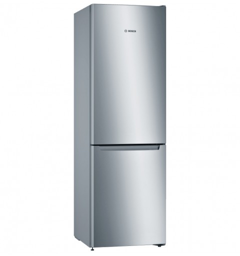 Bosch Serie 2 KGN36NLEA réfrigérateur-congélateur Autoportante 305 L E Acier inoxydable