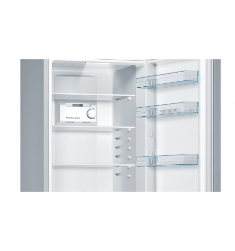 Bosch Serie 2 KGN36NLEA fridge-freezer Freestanding 305 L E Stainless steel