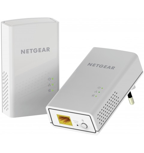 Netgear PowerLINE 1000 + WiFi 1000 Mbit s Eingebauter Ethernet-Anschluss WLAN Weiß