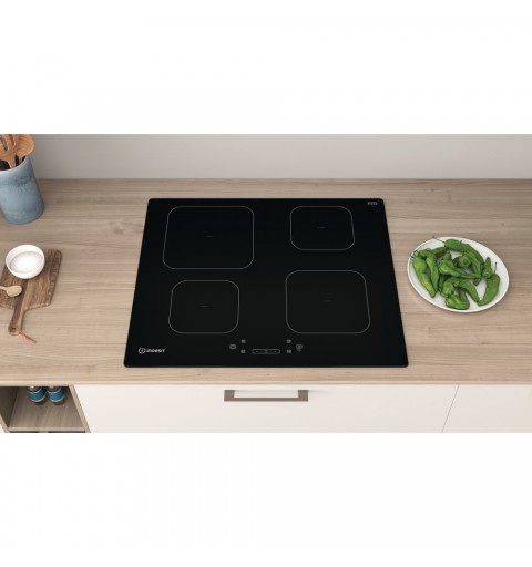 Indesit IS 83Q60 NE hob Black Built-in 59 cm Zone induction hob 4 zone(s)