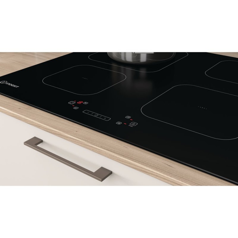 Indesit IS 83Q60 NE hob Black Built-in 59 cm Zone induction hob 4 zone(s)