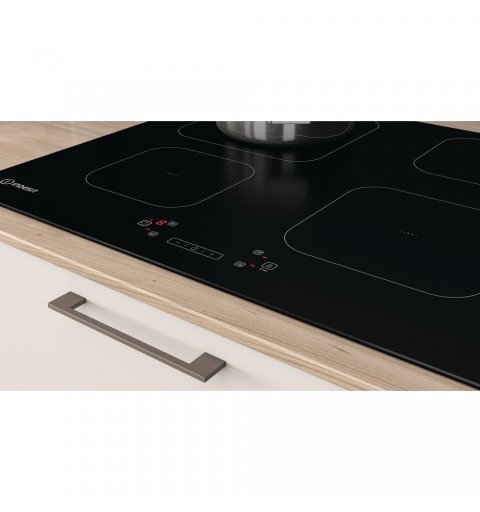 Indesit IS 83Q60 NE hob Black Built-in 59 cm Zone induction hob 4 zone(s)